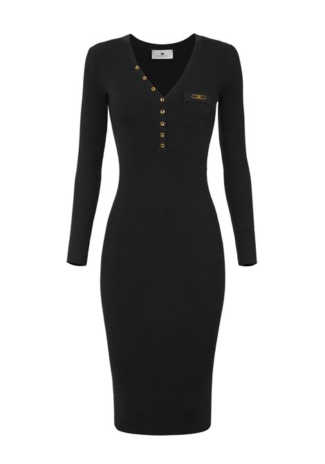 Abito Elisabetta Franchi donna AM10B56E2110 Nero tubino in maglia ELISABETTA FRANCHI | AM10B56E2110